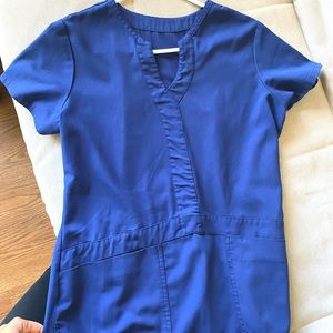 Grey's Anatomy by Barco Royal Blue Women’s Scrub Top SIZE M Medium